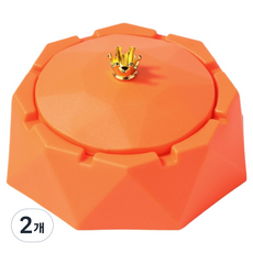 캐시리치 고급 디자인 냄새 차단 재떨이 12.5 x 3.8 cm, 타입7, 2개