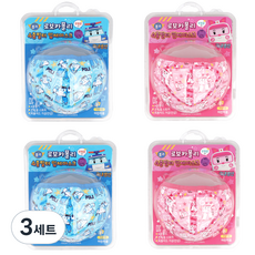 로보카폴리 4중필터 입체방한대 폴리 2p + 앰버 2p, 3세트