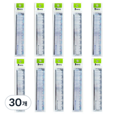 비팬시 클리어 커팅방안자 15cm, 랜덤 발송, 30개