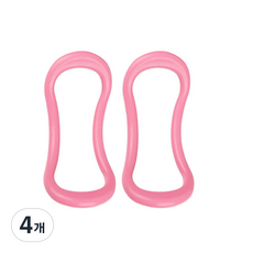 스포홀릭 하드타입 요가링, 핑크, 4개