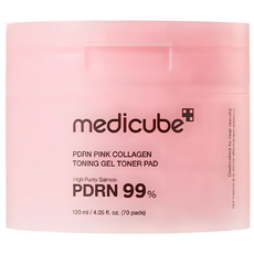 medicube PDRN 粉紅膠原蛋白凝膠棉片, 1個, 70片