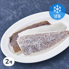 가시바른 두툼한 순살 가자미 (냉동), 2개, 700g