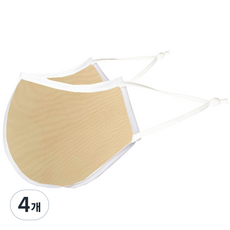 하하비샵 등산 방수 파스텔컬러 UV차단 마스크 성인용 M, 1개입, 4개, 베이지