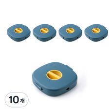 Annyeong Market 電線整理捲線器, 藍色, 10個