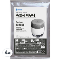 WITHGO 黑芝麻粉, 4個, 1入, 1kg
