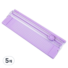 온업 컬러 종이 커터, 퍼플, 5개