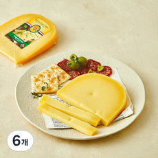VISSERKAAS 고다 치즈 영, 200g, 6개, 1개입
