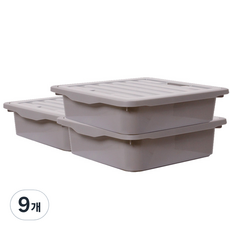 Bono House Rev 儲物箱, 灰色, M(350 x 385 x 110 mm), 9個