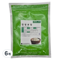이든타운 찹쌀파우더, 300g, 6개