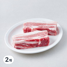 도드람한돈 무항생제 인증 통삼겹살 에어프라이어용 (냉장), 2개, 500g