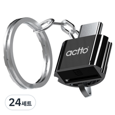 actto Type-C OTG 迷你 TF 讀卡機 2TB, CRD-45, 混合色, 2個