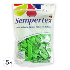 셈퍼텍스 요술풍선 360S 30p, 라임그린, 5개