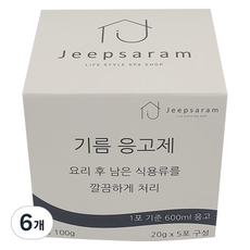 Jeepsaram 食用油凝固劑 5入, 100g, 6個