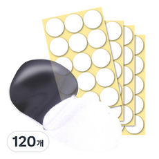 DADA 高強度透明圓形雙面膠帶 15mm 厚度1mm, 單一顏色, 120個