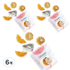 D.TOKTOK Colloc Tok乾燥檸檬水, 6g, 6個, 1入