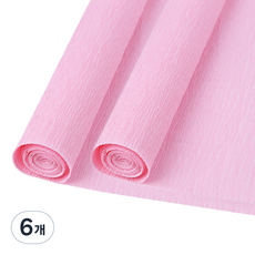 마다꾸미 주름 구김지 05 인디언핑크, 50 x 250 cm, 6개