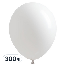 Joy Balloon 氣球 30cm, 白色, 300個