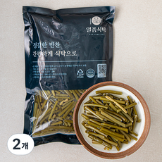일품식탁 마늘쫑, 1kg, 2개