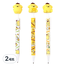 三麗鷗角色公仔自動鉛筆 布丁狗 3件組, 0.5mm, 2套