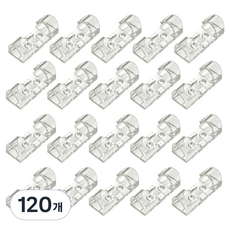 Jyulhome 電線整理夾, 透明, 120個