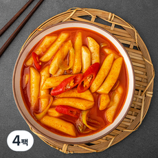 오분떡볶이 완전매콤3, 370g, 4팩
