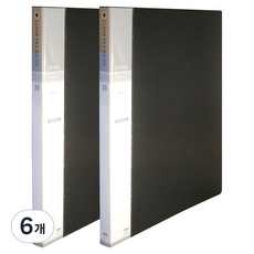 마이다스 클리어화일 인덱스 B4 20매, 흑색, 6개