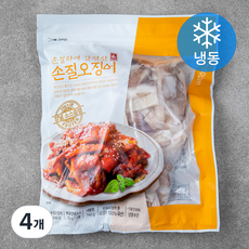 바로볶아 먹는 손질오징어 볶음 (냉동), 600g, 4개