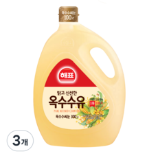 해표 옥수수유, 3개, 3.6L