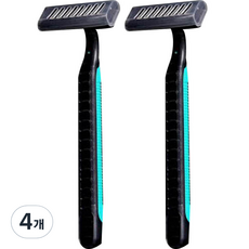 Blue Market 酒店一次性剃須刀黑色, 4個, 1入