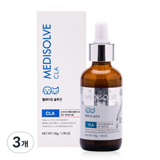 메디솔브 반려동물 CLA 웰에이징 솔루션 영양제, 다이어트(체중감소), 50g, 3개