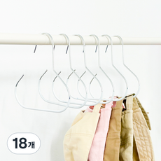 Jyulhome 不鏽鋼防滑帽架, 18個, 白色