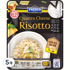 오뚜기 프레스코 콰트로치즈리조또, 250g, 5개
