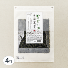 청해명가 무조미 향이 깊은 바싹한 파래김, 16g, 4개, 1개입