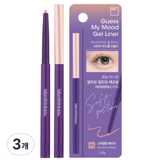 아이돈띵쏘 애교살 삼각존 트임 게스 마이 무드 젤 라이너 0.35g, 3개, 6 스파클링 베이지