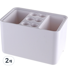 부스마켓 멀티홀 사각 우산 보관함, 2개, 화이트