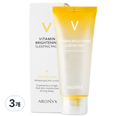 Aronix 維他命亮白睡眠面膜, 100ml, 3個