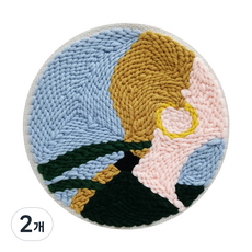 아이엠미니 DIY 펀치니들 자수세트, 2개, 그녀