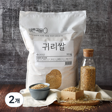 바른곡물 캐나다 귀리쌀, 10kg, 2개