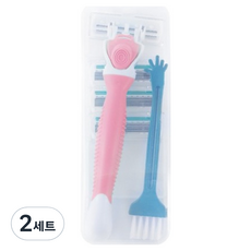 Naiola 身體除毛刀 粉紅色 + 4入刀片組, 2套