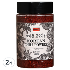 foodi 국내산 고춧가루, 120g, 2개