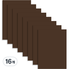 Wonjin 彩色硬紙板 1T 棕色, 4開, 16個