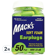 MACK'S Viform 降噪耳塞, 2個