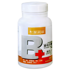 花菓莼萃 水溶性B群 + 刺五加 錠劑, 1個, 60顆