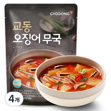 GYODONG 校洞食品 魷魚蘿蔔湯即食調理包, 500g, 4包