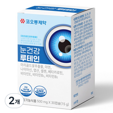 KOLON PHARMA 眼睛保健葉黃素, 30片, 2個