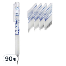 마켓감성 종이 아트 나이프 펜, 곰돌이(랜덤발송), 90개