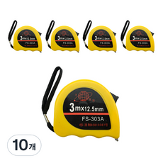 블루마토 줄자 TMS002, 3m, 10개