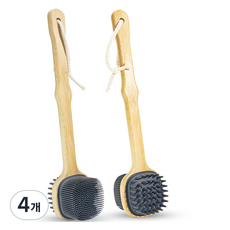 Taminayo 皇家身體刷, 深灰色, 4個, 1入