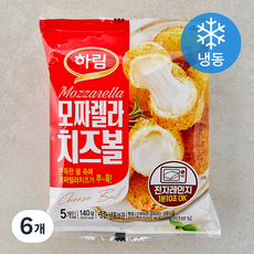 하림 모짜렐라 치즈볼 (냉동), 140g, 6개