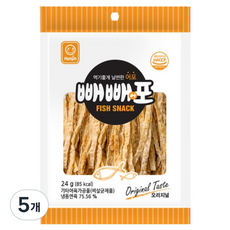 한진식품 빼빼어포 오리지널, 24g, 5개